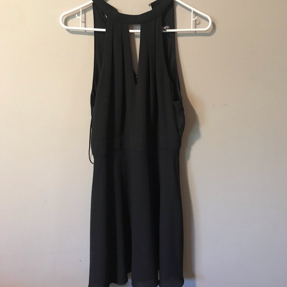 Black cocktail dress from Express. Worn 1 time!